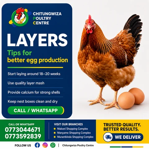 Layer chicken care campaign for Chitungwiza Poultry Centre