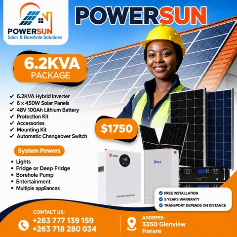 6.2 kVA solar package campaign for PowerSun