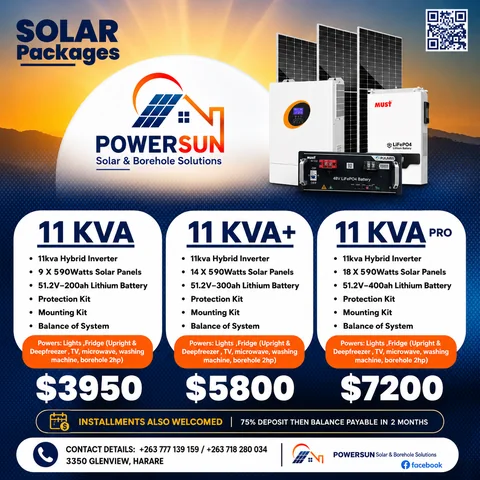 11 kVA solar package campaign for PowerSun