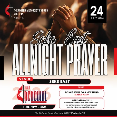 Seke East all-night prayer event design
