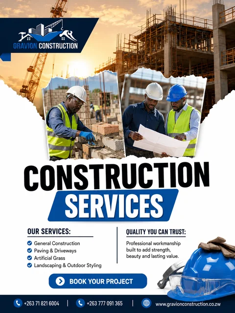 Gravion Construction services campaign