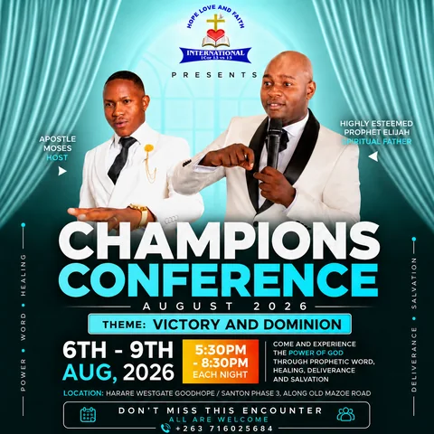 Hope Love and Faith International conference design
